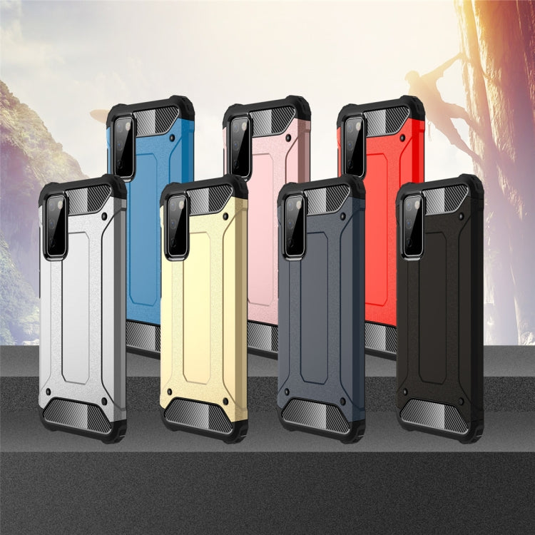 For Samsung Galaxy S20 FE 5G / S20 Lite Magic Armor TPU + PC Combination Case(Black)