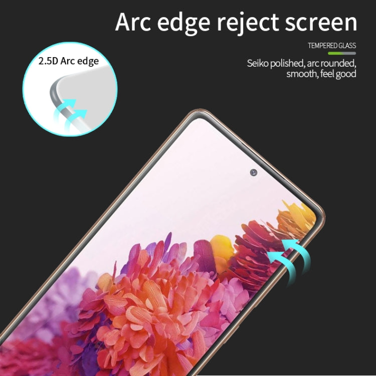 For Samsung Galaxy S20 FE MOFI 9H 2.5D Full Screen Tempered Glass Film(Black)