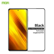 For Xiaomi POCO X3 / X3 NFC MOFI 9H 2.5D Full Screen Tempered Glass Film(Black)