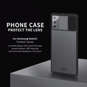 For Samsung Galaxy Note20 MOFI Xing Dun Series Translucent Frosted PC + TPU Privacy Anti-glare Shockproof All-inclusive Protective Case(Green)