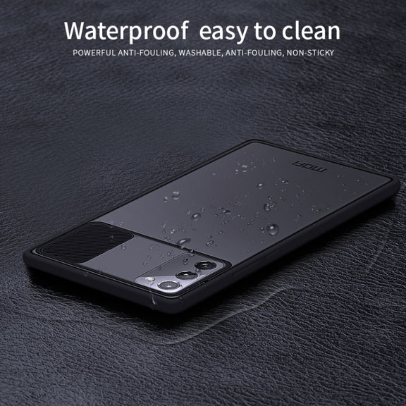 For Samsung Galaxy Note20 MOFI Xing Dun Series Translucent Frosted PC + TPU Privacy Anti-glare Shockproof All-inclusive Protective Case(Green)