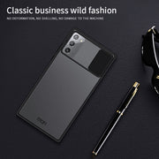 For Samsung Galaxy Note20 MOFI Xing Dun Series Translucent Frosted PC + TPU Privacy Anti-glare Shockproof All-inclusive Protective Case(Green)