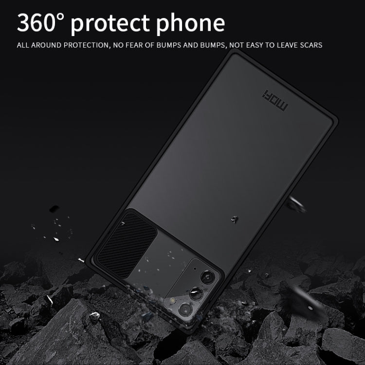 For Samsung Galaxy Note20 MOFI Xing Dun Series Translucent Frosted PC + TPU Privacy Anti-glare Shockproof All-inclusive Protective Case(Green)