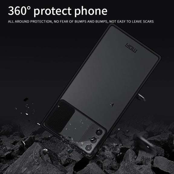 For Samsung Galaxy Note20 MOFI Xing Dun Series Translucent Frosted PC + TPU Privacy Anti-glare Shockproof All-inclusive Protective Case(Green)