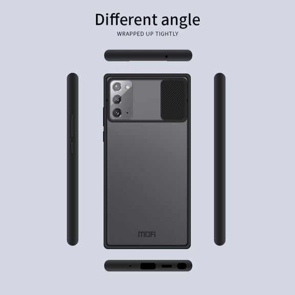 For Samsung Galaxy Note20 MOFI Xing Dun Series Translucent Frosted PC + TPU Privacy Anti-glare Shockproof All-inclusive Protective Case(Green)