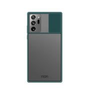 For Samsung Galaxy Note20 Ultra MOFI Xing Dun Series Translucent Frosted PC + TPU Privacy Anti-glare Shockproof All-inclusive Protective Case(Green)