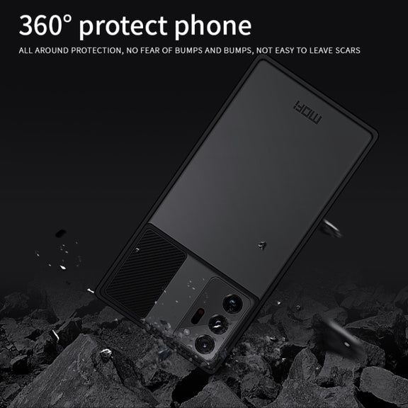 For Samsung Galaxy Note20 Ultra MOFI Xing Dun Series Translucent Frosted PC + TPU Privacy Anti-glare Shockproof All-inclusive Protective Case(Green)