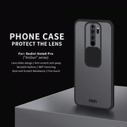 For Xiaomi Redmi Note8 Pro MOFI Xing Dun Series Translucent Frosted PC + TPU Privacy Anti-glare Shockproof All-inclusive Protective Case(Green)