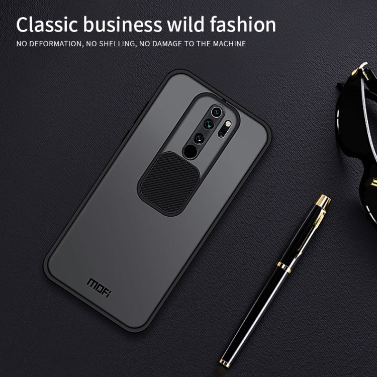 For Xiaomi Redmi Note8 Pro MOFI Xing Dun Series Translucent Frosted PC + TPU Privacy Anti-glare Shockproof All-inclusive Protective Case(Green)