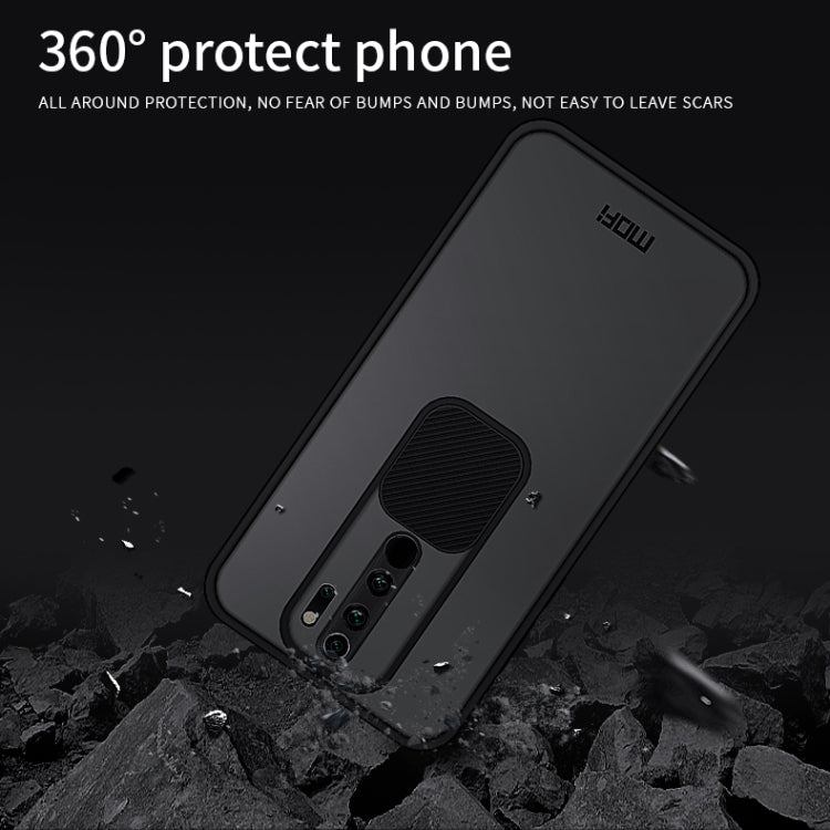 For Xiaomi Redmi Note8 Pro MOFI Xing Dun Series Translucent Frosted PC + TPU Privacy Anti-glare Shockproof All-inclusive Protective Case(Green)