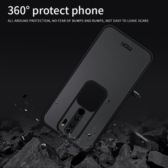 For Xiaomi Redmi Note8 Pro MOFI Xing Dun Series Translucent Frosted PC + TPU Privacy Anti-glare Shockproof All-inclusive Protective Case(Green)