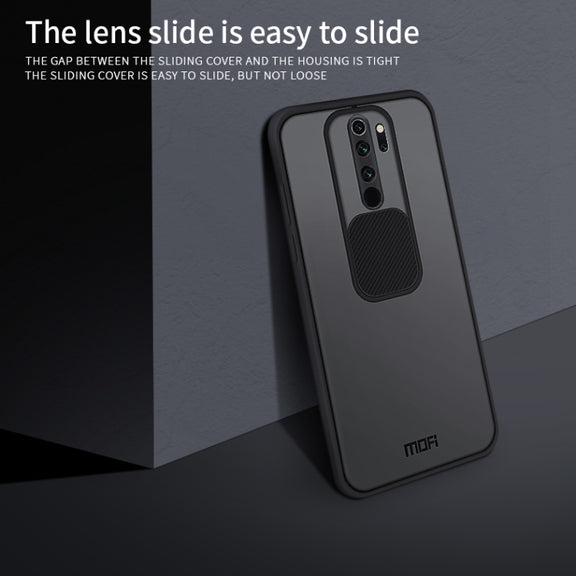 For Xiaomi Redmi Note8 Pro MOFI Xing Dun Series Translucent Frosted PC + TPU Privacy Anti-glare Shockproof All-inclusive Protective Case(Green)