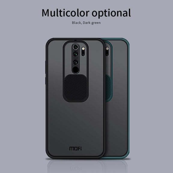 For Xiaomi Redmi Note8 Pro MOFI Xing Dun Series Translucent Frosted PC + TPU Privacy Anti-glare Shockproof All-inclusive Protective Case(Green)