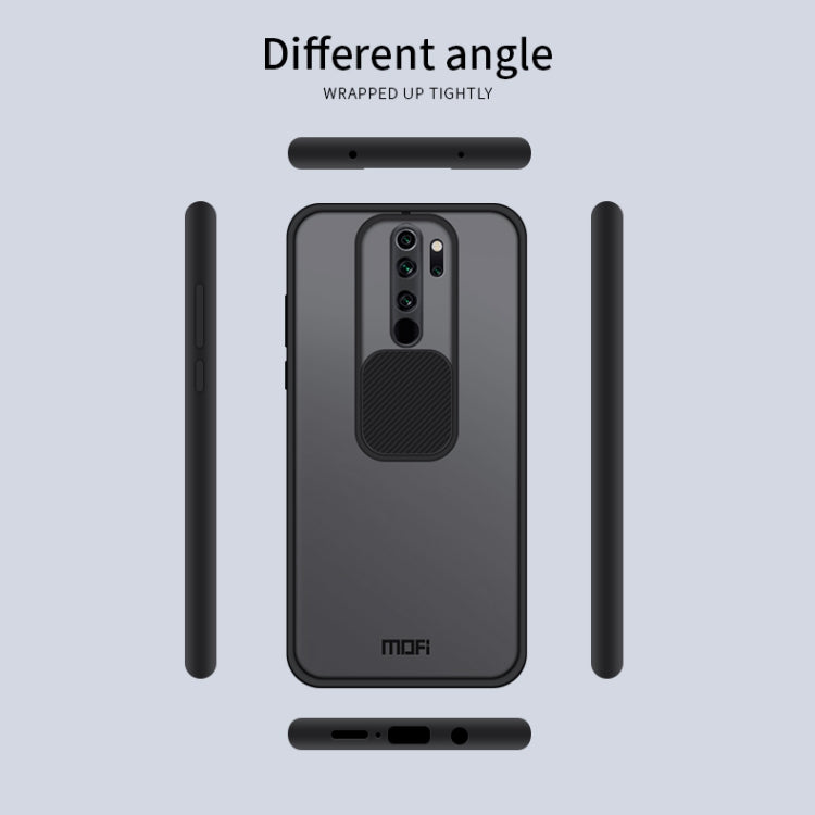 For Xiaomi Redmi Note8 Pro MOFI Xing Dun Series Translucent Frosted PC + TPU Privacy Anti-glare Shockproof All-inclusive Protective Case(Green)