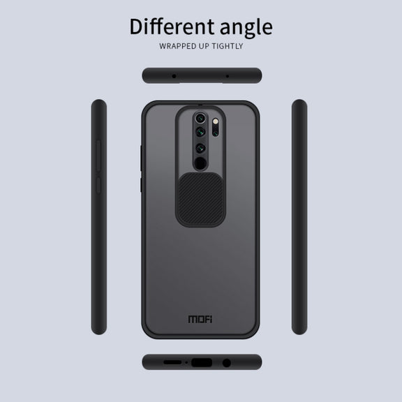 For Xiaomi Redmi Note8 Pro MOFI Xing Dun Series Translucent Frosted PC + TPU Privacy Anti-glare Shockproof All-inclusive Protective Case(Green)