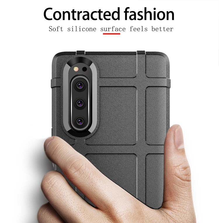 For Sony Xperia 5 II Full Coverage Shockproof TPU Case(Black)