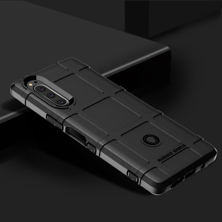 For Sony Xperia 5 II Full Coverage Shockproof TPU Case(Black)