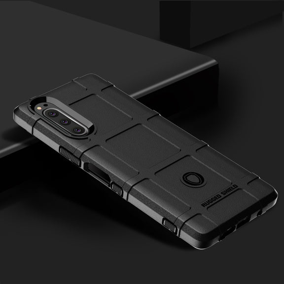 For Sony Xperia 5 II Full Coverage Shockproof TPU Case(Black)