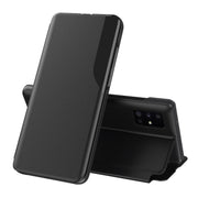 For Galaxy S20 Ultra Attraction Flip Holder Leather Phone Case(Black)