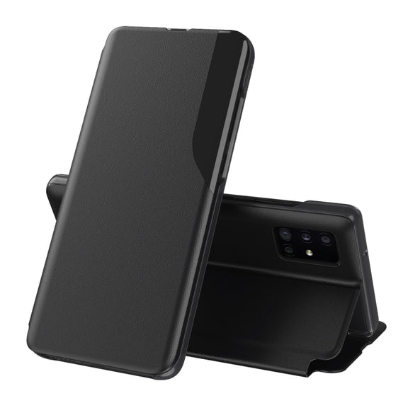 For Galaxy S20 Ultra Attraction Flip Holder Leather Phone Case(Black)