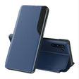 For Samsung Galaxy Note 10 Attraction Flip Holder Leather Phone Case(Blue) - Galaxy Phone Cases by PMC TechLife | Online Shopping South Africa | PMC TechLife | Buy Now Pay Later Mobicred