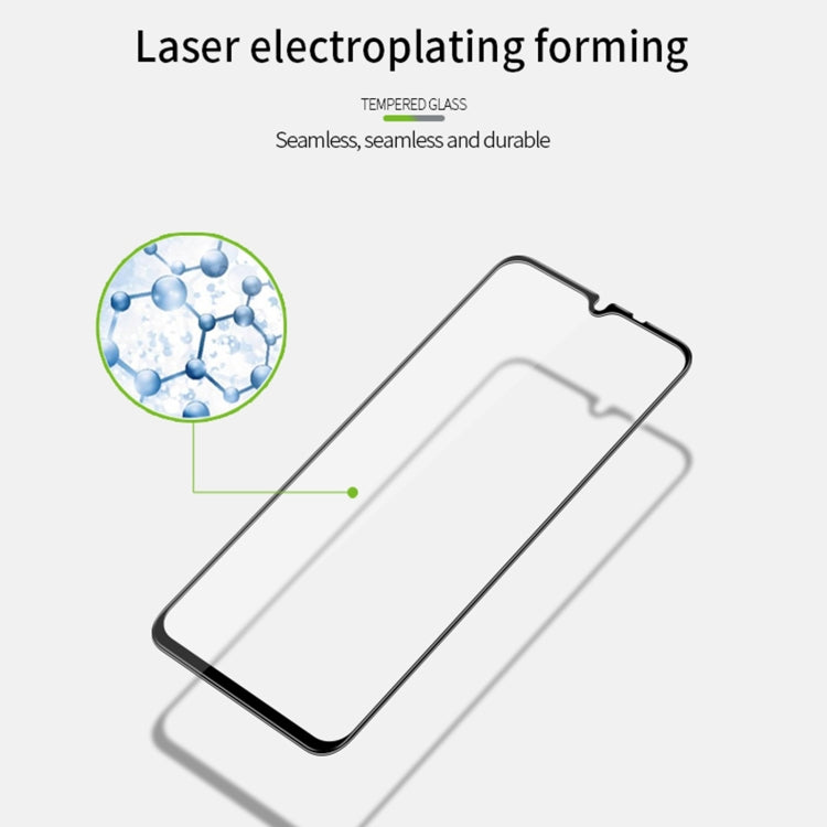 For Xiaomi Poco M2 MOFI 9H 3D Explosion-proof Curved Screen Tempered Glass Film(Black)