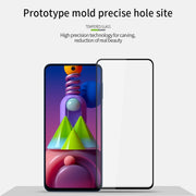 For Samsung Galaxy M51 MOFI 9H 2.5D Full Screen Tempered Glass Film(Black)