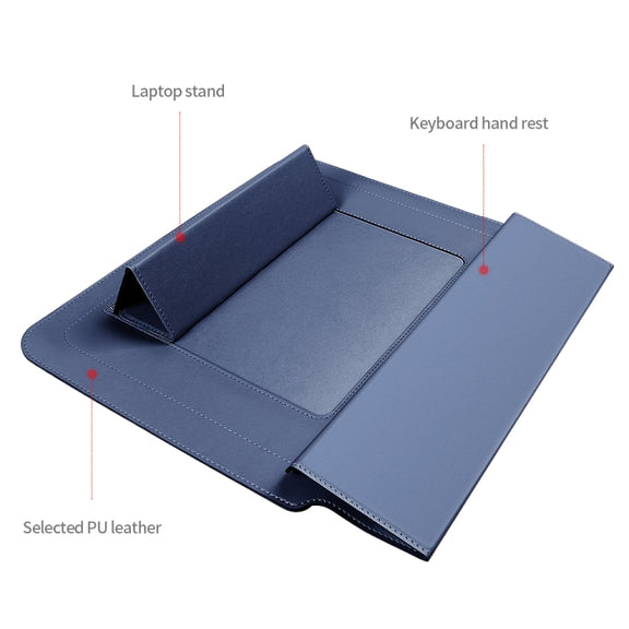 4 in 1 Universal Laptop Holder PU Water-resistant Protection Wrist Laptop Bag, Size:11/12inch(Red)