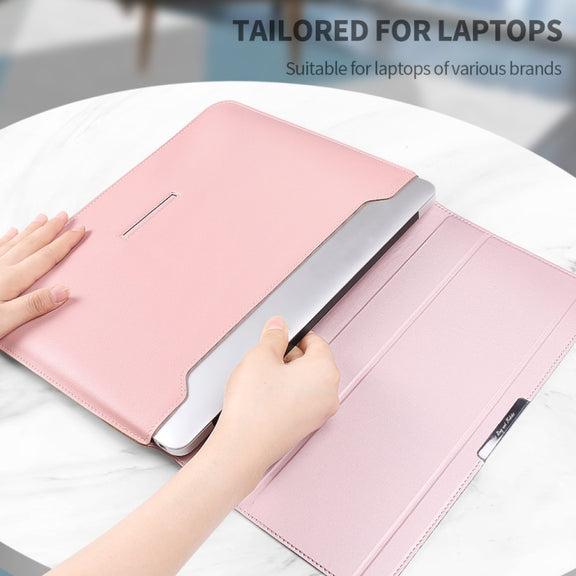 4 in 1 Universal Laptop Holder PU Water-resistant Protection Wrist Laptop Bag, Size:11/12inch(Red)