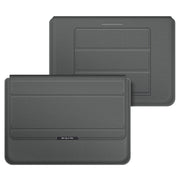 4 in 1 Universal Laptop Holder PU Water-resistant Protection Wrist Laptop Bag, Size:15/16inch(Grey)