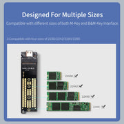 ORICO M2PAC3-G20 USB3.2 20Gbps M.2 NVMe SSD Enclosure