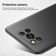 For Xiaomi POCO X3/X3 NFC MOFI Frosted PC Ultra-thin Hard Case(Blue)