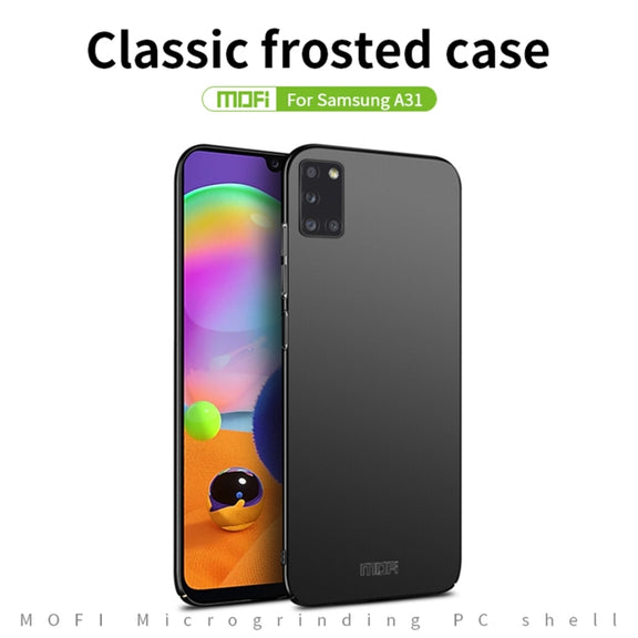 For Samsung Galaxy A31 MOFI Frosted PC Ultra-thin Hard Case(Black)