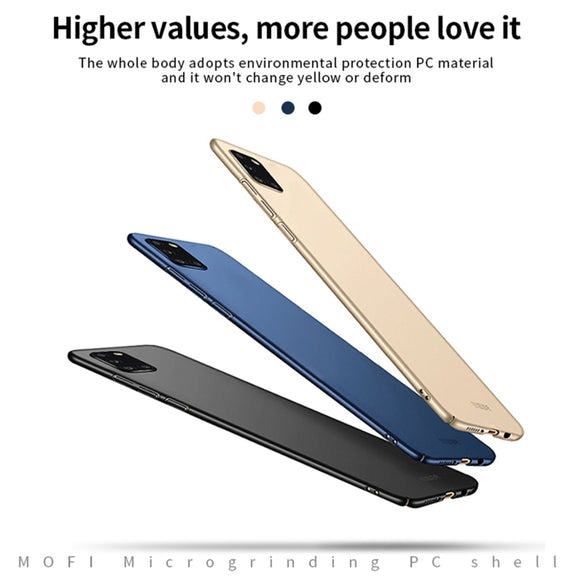 For Samsung Galaxy A31 MOFI Frosted PC Ultra-thin Hard Case(Black)