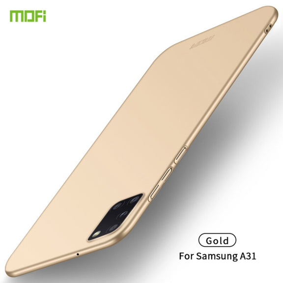 For Samsung Galaxy A31 MOFI Frosted PC Ultra-thin Hard Case(Gold)