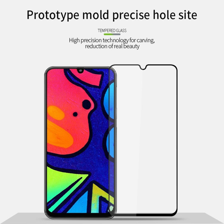 For Samsung Galaxy M21S MOFI 9H 2.5D Full Screen Tempered Glass Film(Black)