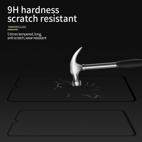 For Samsung Galaxy M21S MOFI 9H 2.5D Full Screen Tempered Glass Film(Black)