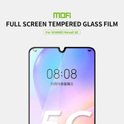 For Huawei Nova 8 SE MOFI 9H 2.5D Full Screen Tempered Glass Film(Black)