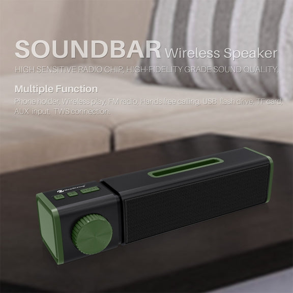 New Rixing NR4023 TWS Wireless Stereo Bluetooth Speaker, Support TF Card & MP3 & FM & Hands-free Call & 3.5mm AUX(Red)