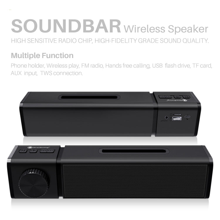 New Rixing NR4023 TWS Wireless Stereo Bluetooth Speaker, Support TF Card & MP3 & FM & Hands-free Call & 3.5mm AUX(Green)