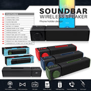 New Rixing NR4023 TWS Wireless Stereo Bluetooth Speaker, Support TF Card & MP3 & FM & Hands-free Call & 3.5mm AUX(Green)