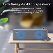 T&G TG271 TWS Subwoofer Bluetooth Speaker With Braided Rope, Support USB/AUX/TF Card/FM(Black)
