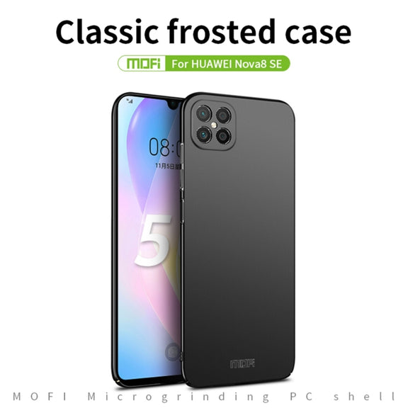 For Huawei nova 8 SE MOFI Frosted PC Ultra-thin Hard Case (Black)