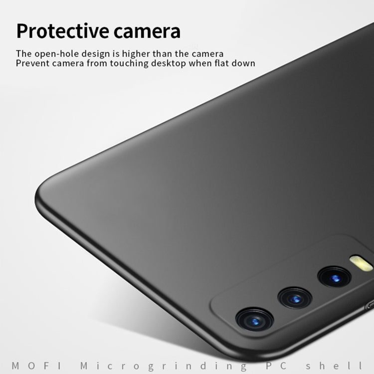 For vivo Y30 MOFI Frosted PC Ultra-thin Hard Case (Blue)