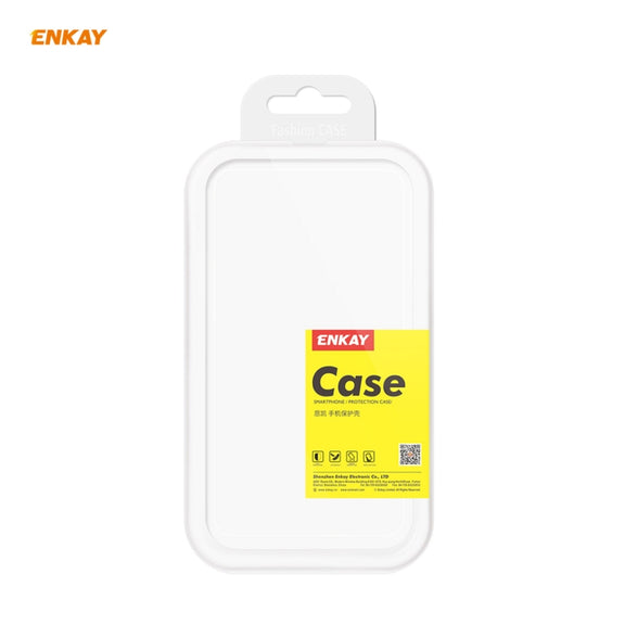 For LG K42 Hat-Prince ENKAY Clear TPU Shockproof Case Soft Anti-slip Cover