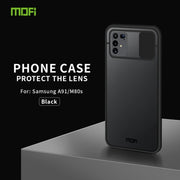 For Samsung Galaxy S10 Lite MOFI Xing Dun Series Translucent Frosted PC + TPU Privacy Anti-glare Shockproof All-inclusive Protective Case(Black)