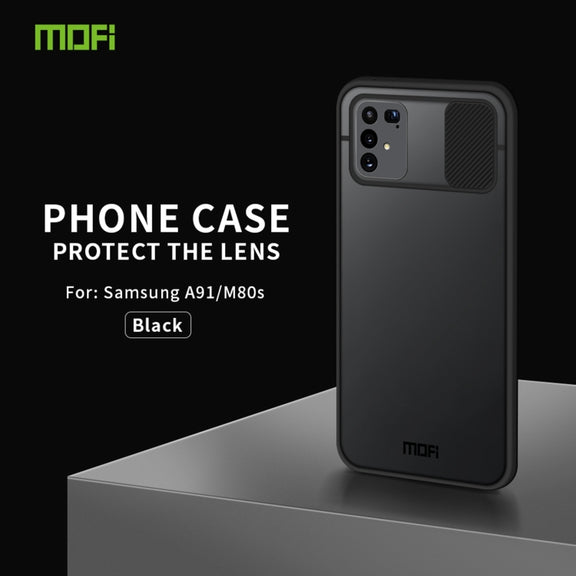 For Samsung Galaxy S10 Lite MOFI Xing Dun Series Translucent Frosted PC + TPU Privacy Anti-glare Shockproof All-inclusive Protective Case(Black)