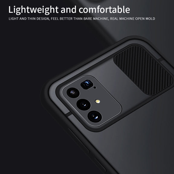 For Samsung Galaxy S10 Lite MOFI Xing Dun Series Translucent Frosted PC + TPU Privacy Anti-glare Shockproof All-inclusive Protective Case(Black)