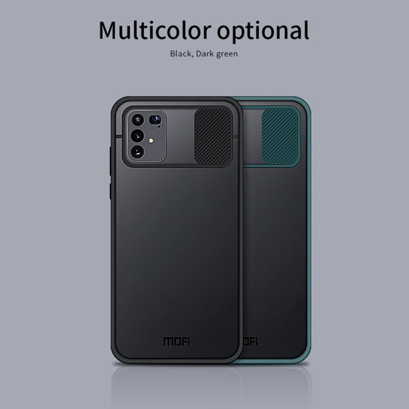 For Samsung Galaxy S10 Lite MOFI Xing Dun Series Translucent Frosted PC + TPU Privacy Anti-glare Shockproof All-inclusive Protective Case(Black)
