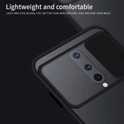 For OnePlus 8 MOFI Xing Dun Series Translucent Frosted PC + TPU Privacy Anti-glare Shockproof All-inclusive Protective Case(Black)
